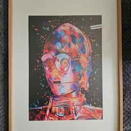 A3 framed canvas...Starwars C3PO....
collection preferred or may deliver if within 10 Mike's of Great Wyrley near Walsall for full asking price