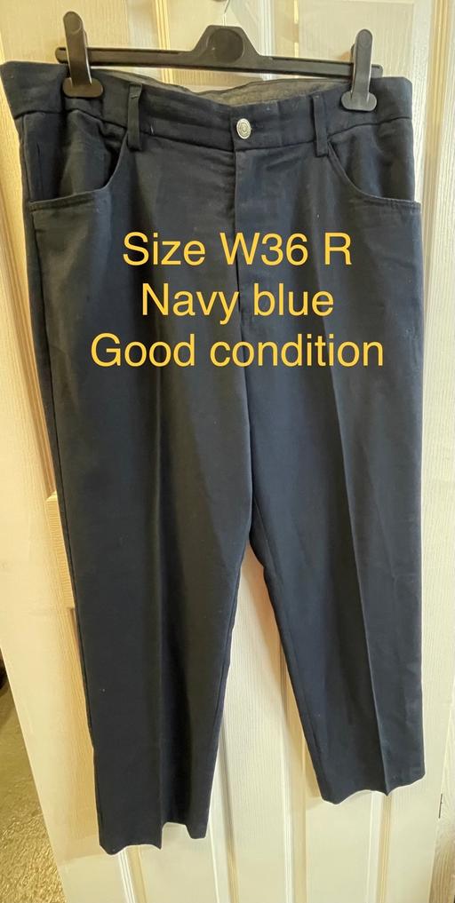 Buy & Sell West Midlands Birmingham - Photos for Work trousers size W36 navy blue good cond