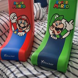 Mario gaming rocker chairs good condition £15 each or both for £25