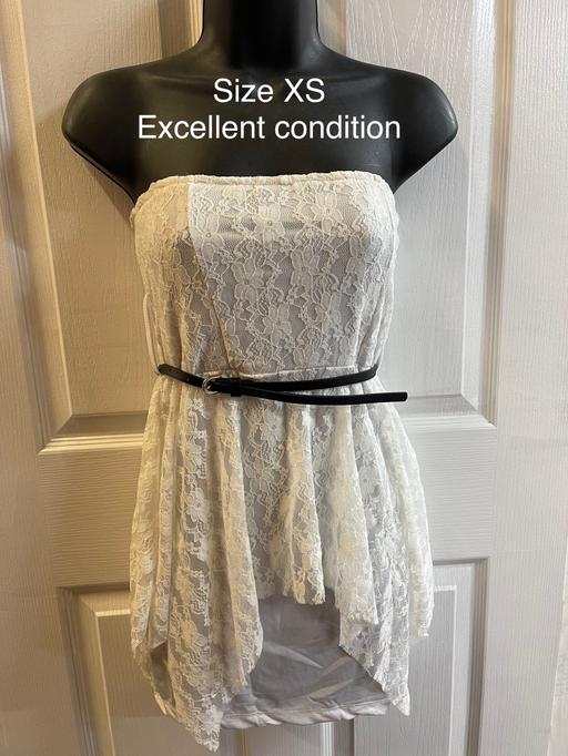 Buy & Sell West Midlands Birmingham - Photos for White mini dress size XS excellent condition