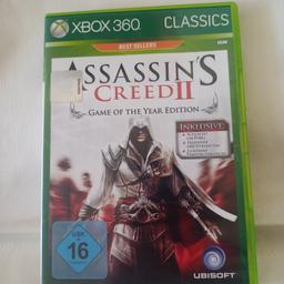 Hallo meine Lieben,

ich biete hier Assassins Creed 2 für Xbox 360.

Versand möglich
Bezahlung PayPal Freunde oder über Kleinanzeigen

Keine Garantie, Rücknahme oder Gewährleistung