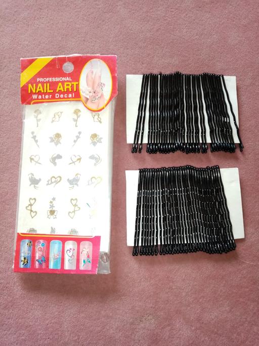 Buy & Sell West Yorkshire Kirklees - Photos for nail Art Water Decal And 2 Lots Hair Clips