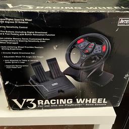 PlayStation 2 steering wheel
It is in really good condition
Open to offers