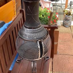Chimney used once for 30 mins looks absolutely brand new collection from winyates Redditch £20 cash on collection