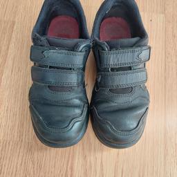 Boys school Clarks shoes, black, size UK 11