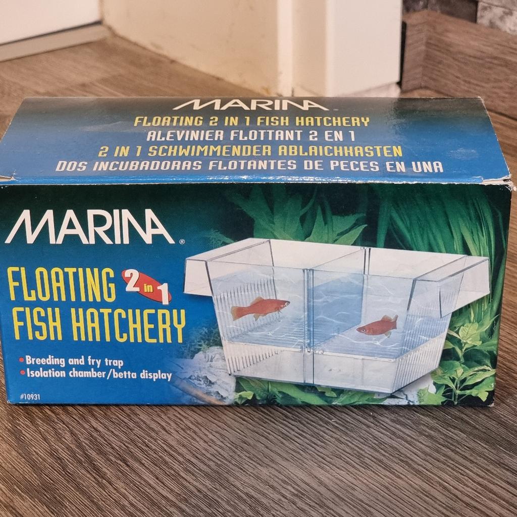 Eine sehr schöne praktische Box wenn man ein Schwangeren Fisch hat und die Babys behalten möchte 🥰
Durch Aquarium Auflösung brauchen wir sie nicht mehr.
Selbstabholung in 68305 Mannheim Gartenstadt, Hainbuchenweg 17a, nähe Gnadenkirche