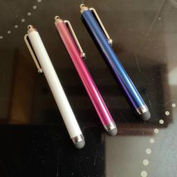 3 in total
For mobile phones ,iPad’s and tablets
Colour pink ,white and blue
Brand new