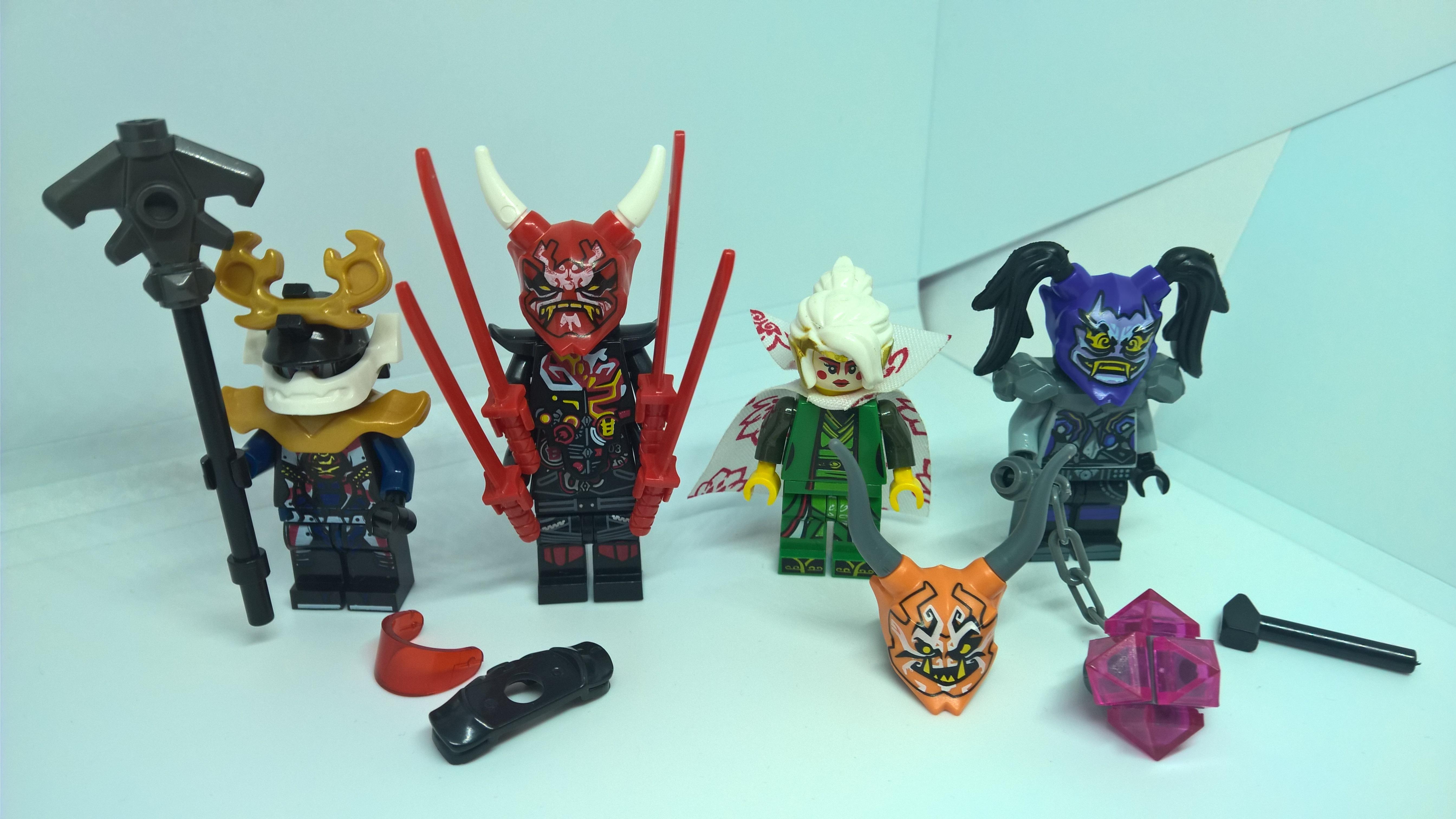 Lego Ninjago Oni Masken Set mit Figuren in Rotenburg für zum Verkauf Shpock DE