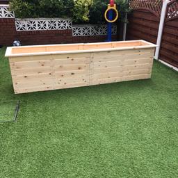 Big planter 2.4 meters long all made with heattreated wood ideal for the garden
