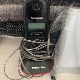 Telefono cordless Panasonic mai usato. Consegna a preferibilmente a mano a Milano.