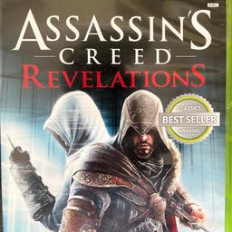 Assasin’s Creed Revelations
Played and completed game but still works like brand new and looks like brand new disk
Disk and Manual Inside box.
Xbox Got Sold So Getting Rid Of Xbox 360 Games