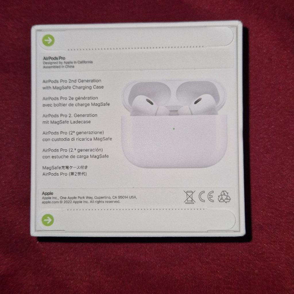 Official Apple AirPods PRO 2ND GEN with magsafe Charging Case. Brand new sealed.

£190 ono

Collection only