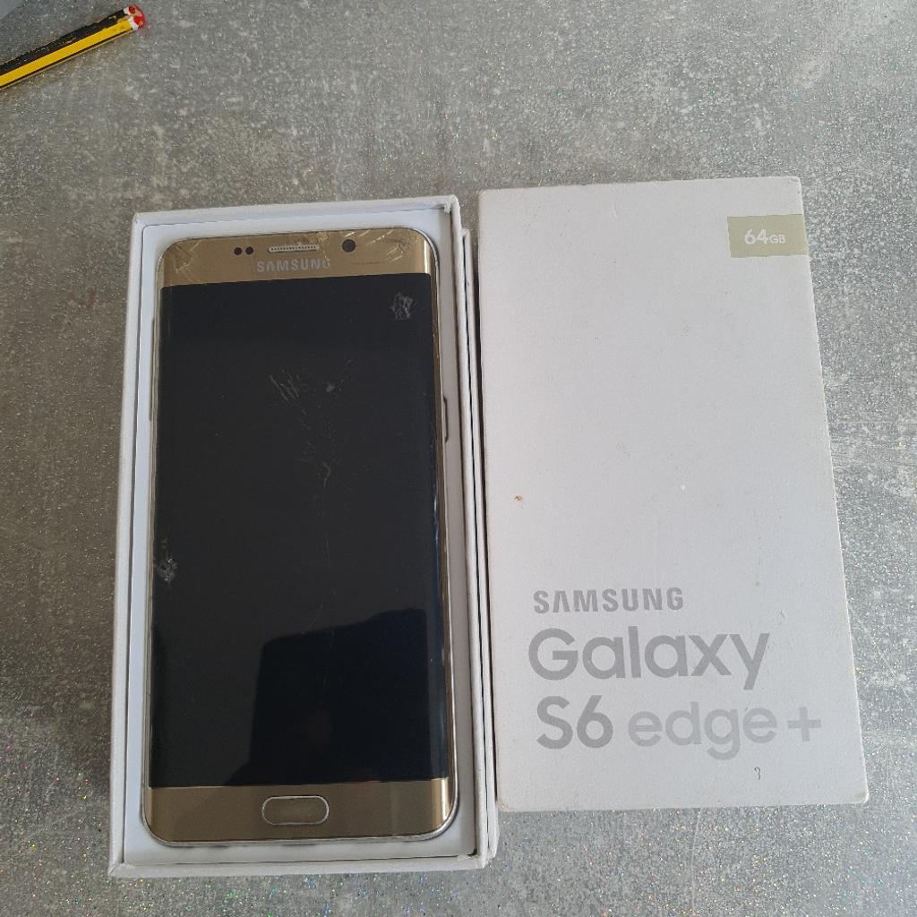 Samsung galaxy S6 plus with box for spare or repair