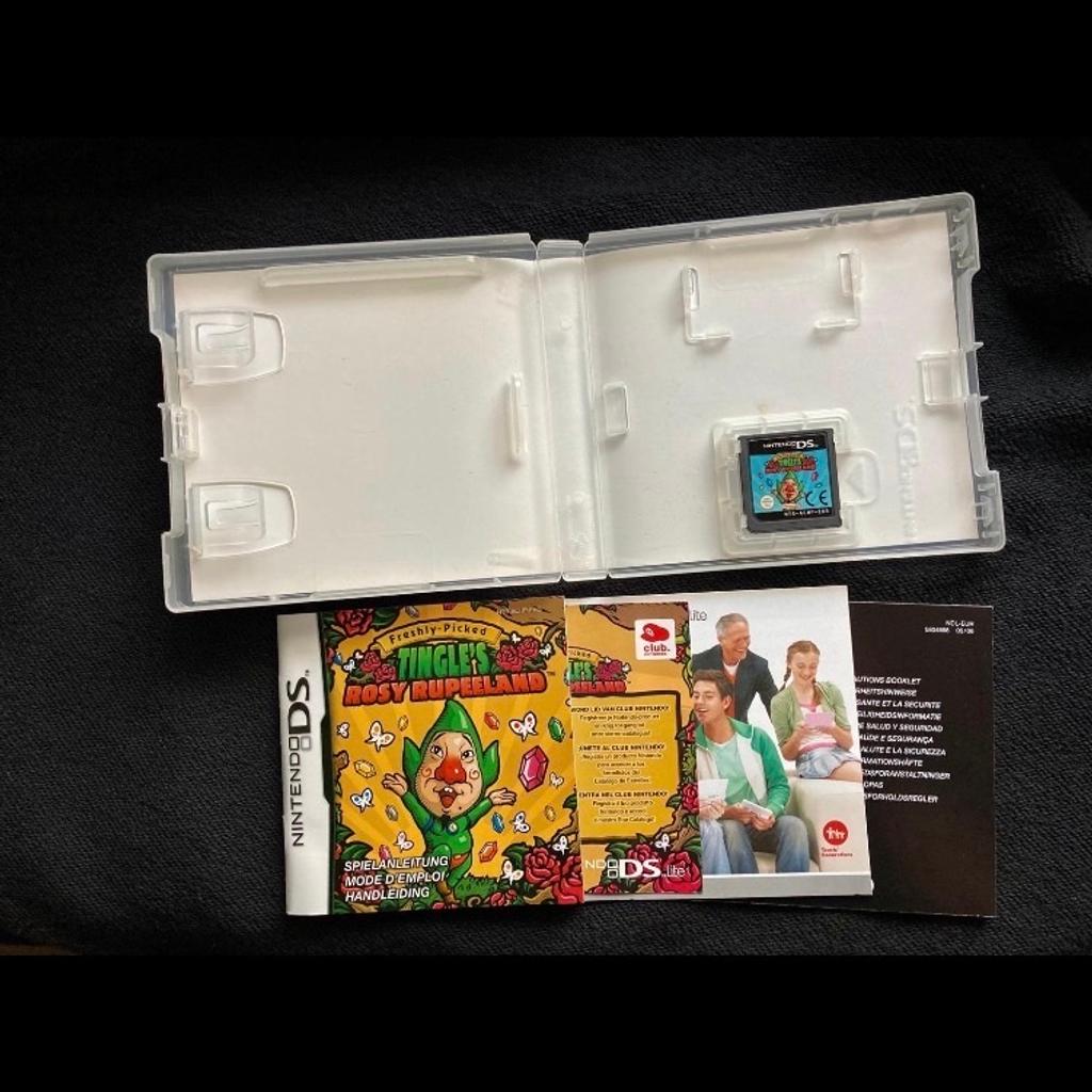 Nintendo Ds 2Ds 3Ds Tingle‘s Rosy Ruppeland + Stofftier Tingle Zelda im Set !
Alles im schönen Zustand !
Abholung oder Versicherter Versand 7 Euro !
Privatverkauf aus meiner Sammlung - keine Rücknahme - Garantie oder Umtausch !