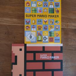 WiiU Spiel Super Mario Maker mit Buch
