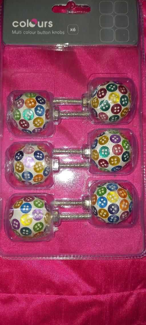 Buy & Sell West Midlands Sandwell - Photos for draw cupboard knobs multi coloured button dec