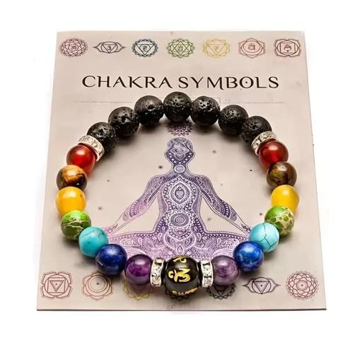 Buy & Sell Angus Strathmartine - Dundee - Photos for Chakra Symbol Colorful Natural Stone Anxiety