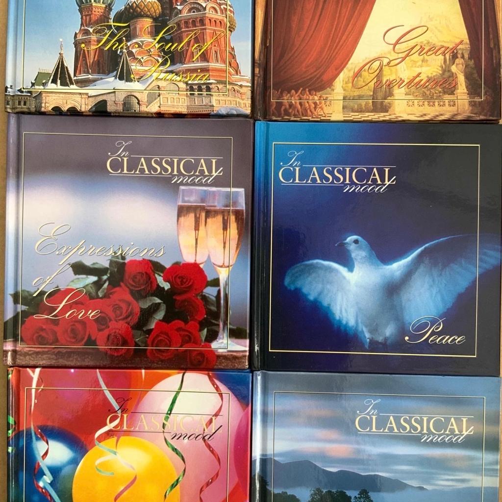 Approx 20 Classical cd’s inc folder and inserts. Each cd also has information on that cd.

Collection N Chingford area

£ sterling Cash only. No off platform purchase. No PayPal, Bank transfers, US Dollars, Bit Coins, Russian Roubles, Ukrainian hryvnia, Venezuelan bolivar , Qatari riyal, Nigerian naira, Kazakhstani tenge, etc, etc, etc)