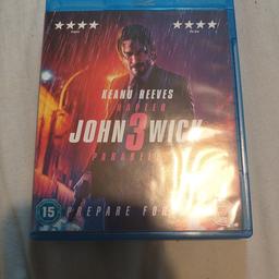 Selling john wick chapter 3 parabellum bluray which is in good condition. NO OFFERS COLLECTION ONLY NO DELIVERY.SOLD AS SEEN
