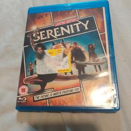 Selling serenity limited edition bluray which is in good condition. NO OFFERS NO DELIVERY COLLECTION ONLY.