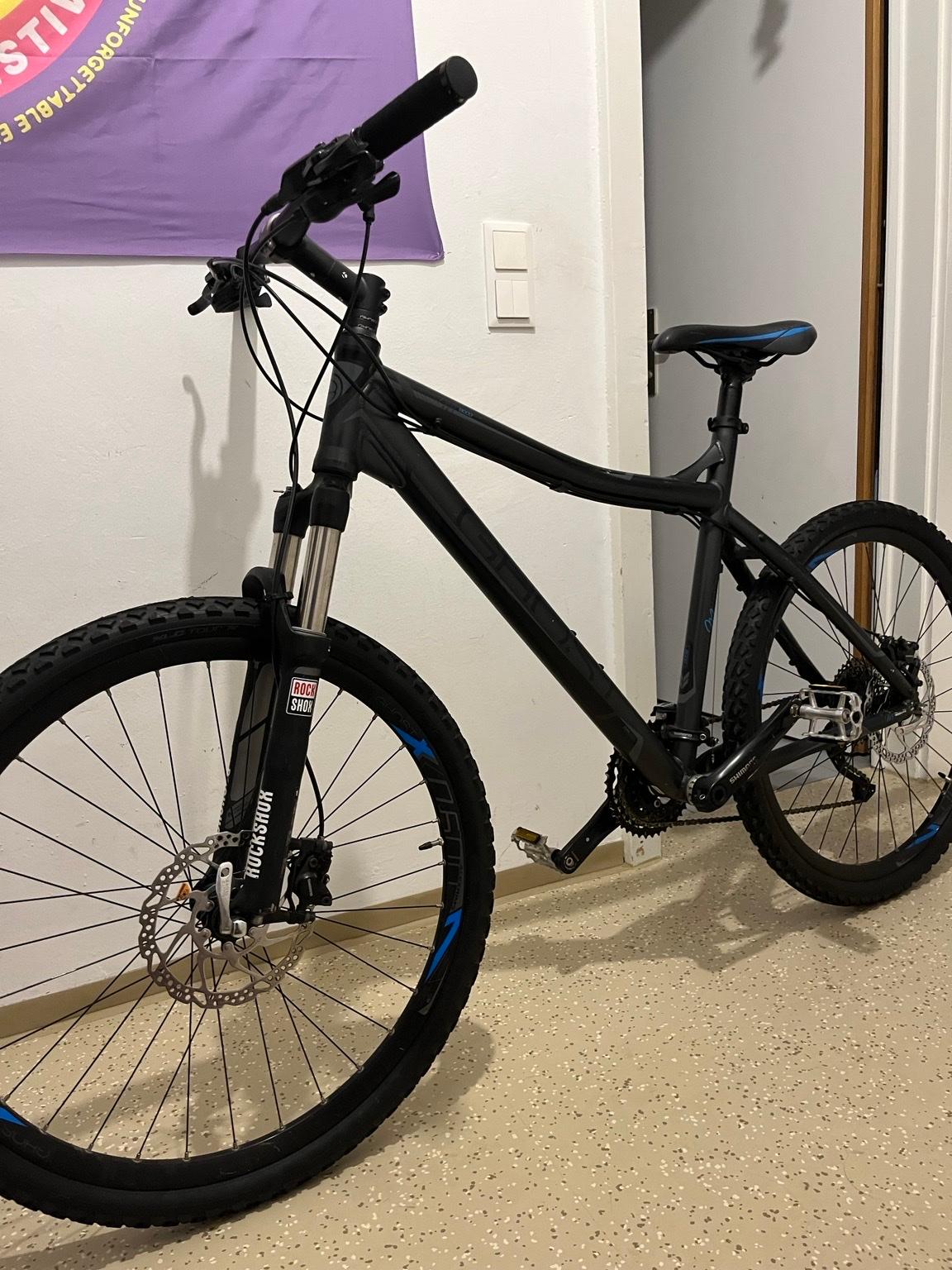 Meteorolite Hydraulische MTB-Scheibenbremse – Vorne Links, Lila, 1000mm, Für Mountainbikes