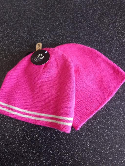 Buy & Sell Leicestershire Charnwood - Photos for Girls double pink hat set size one size