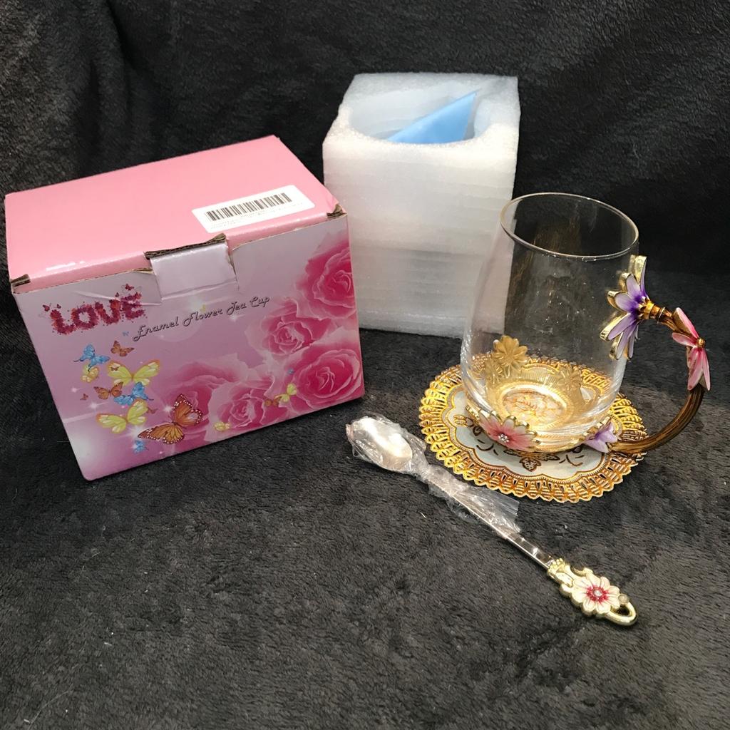 Enamel Flower Tea Cup in B75 Birmingham für £ 2,50 zum Verkauf | Shpock AT