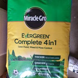 Miracle-Gro EverGreen Complete 4-in-1 Lawn Food, Weed and Moss Killer - 360m2

Brand new bag costs £25 in homebase