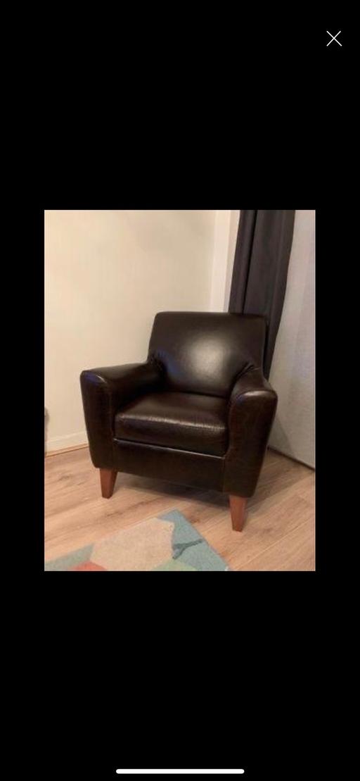 Buy & Sell East London Upton Park - East London - Photos for Next brown leather chair