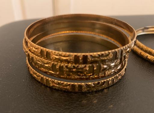 Buy & Sell West Midlands Birmingham - Photos for 7x Asian Gold Plated Chemical Churi Bangles.