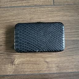 Small black clutch bag from Topshop