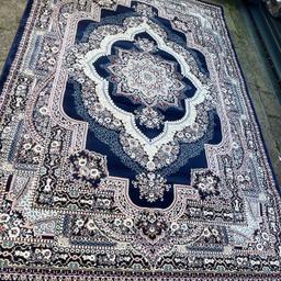 Brand new beautiful luxury Isfahan turkish rugs Navy size 300x200cm The finest rugs in all Uk 
Collection le5