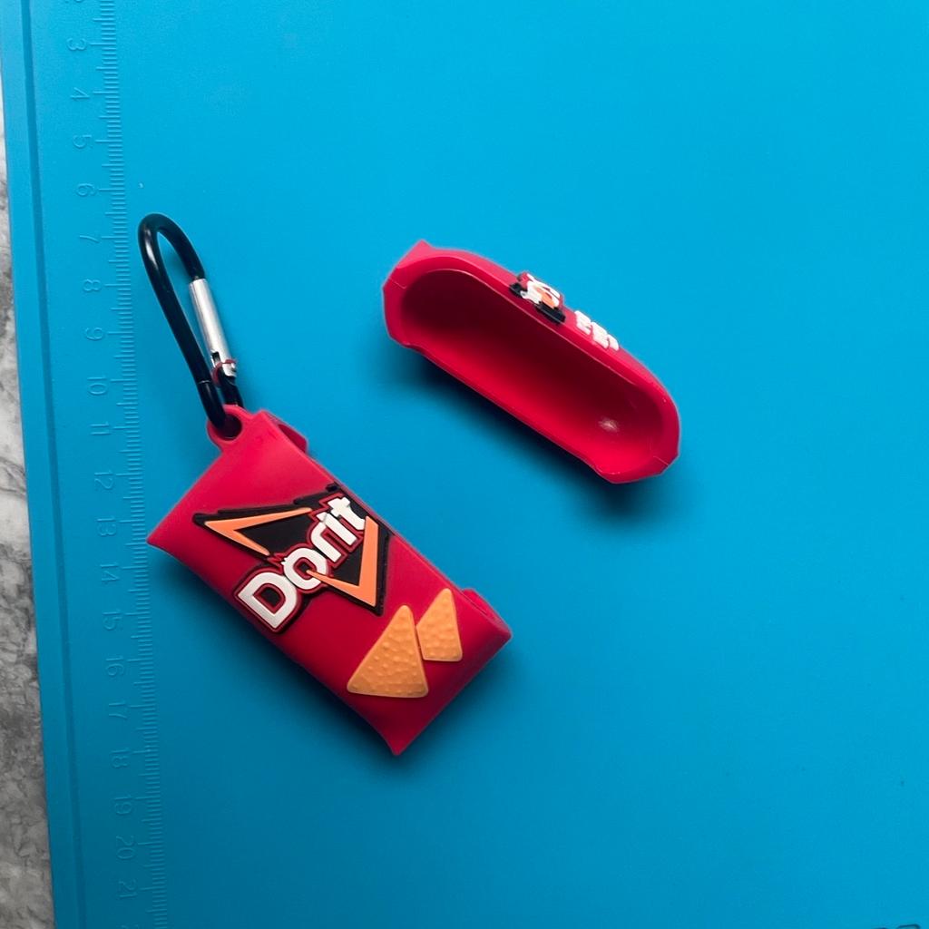 High Quality Doritos 2nd AirPod Cover with strap high quality fashionable AirPod Cases. Please get in touch if you are interested in the item. £5 collection preferred from London Kingsbury and can post at buyers external cost and expense.