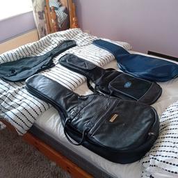 4 guitar bags collect no offers price is each