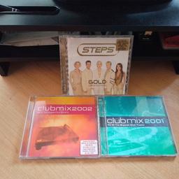 *collection only

varieties of music or a pair of CDs titles.

.. 2x - Club Mix 2001 & 2002

.. STEPS Gold Edition - Greatest Hits