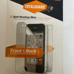 Unopened & Unused Griffin front and back iPhone 4 + 4S screen protector