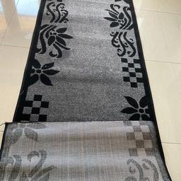 Brand new beautiful long runner grey size 220x60cm carpet rugs 
Collection le5