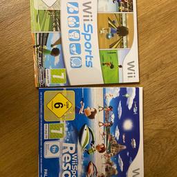 Verkaufe Wii Sports und Wii Sports Resort, dünne Karton-Verpackung, Spiele sind absolut neuwertig, 1x benutzt

Preis ist inklusive 3 Euro Versandgebühren per Versandtasche nach Österreich

bei Selbstabholung 40 Euro