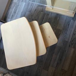Lovely cream living room furniture. Wall mirror, tv stand, 2 pillars, & a coffee table with glass top. A set of 3 nest tables
£60
For it all. Things do have marks on from where we’ve had our things on. Can always be vinyl wrapped to cover. Collection only & no PayPal payments will be accepted