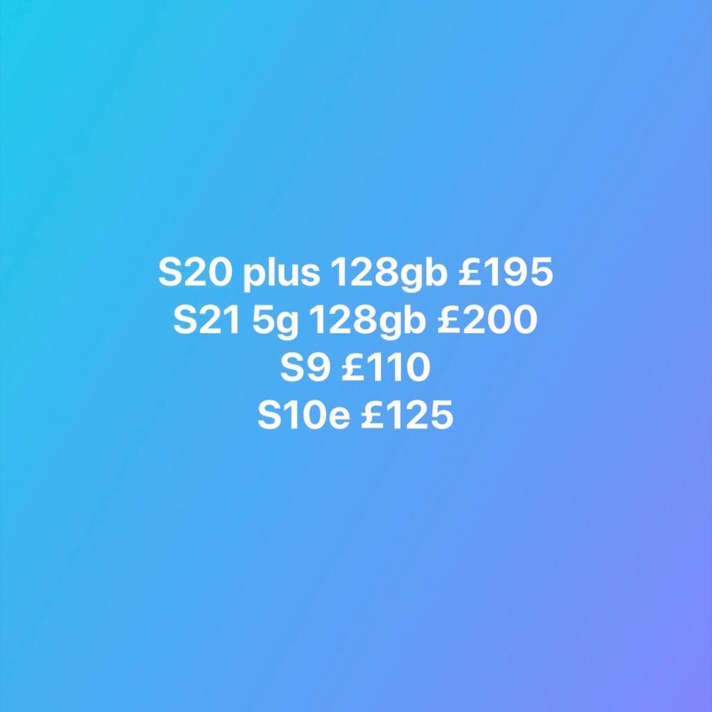 it’s available, Unlocked and excellent condition
Will provide warranty and receipt, You can text me or call me for further information on +447582969696

iPad 6th generation £145 32gb
iPad mini 16gb £45
iPhone 8 64gb £115
iPhone 8 256gb £135
iPhone SE 128gb £135
iPhone X 256gb £180
iPhone 8 Plus 256gb £155