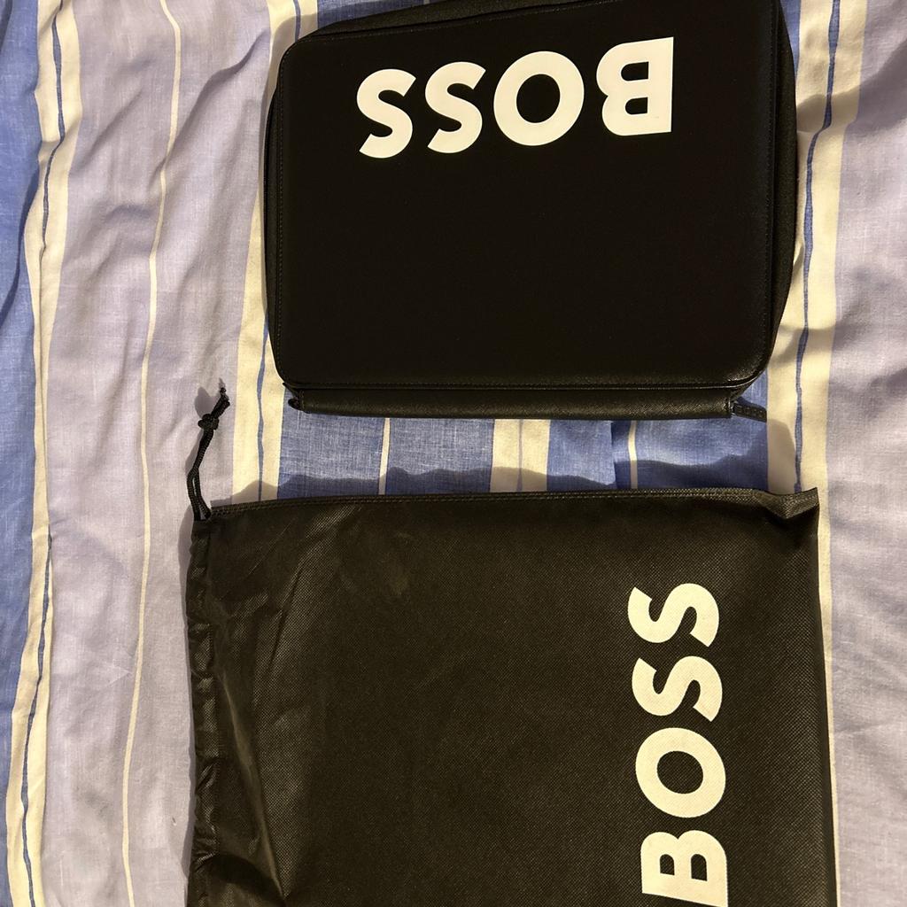Brand new GENUINE BOSS laptop case unwanted gift from boss bluewater