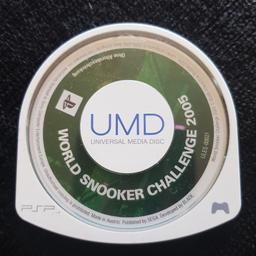 PSP Game World Snooker Challenger 2005 No case disc only 
Works fine but disc case is slightly open as shown in picture 
Lots more games for sale and also selling two PSPs
Collection only from Huthwaite 
Sorry can't post