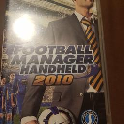 PSP Game Football Manage 2010
Lots more games for sale and also selling two PSPs
Collection only from Huthwaite 
Sorry can't post