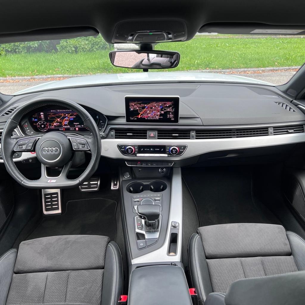 Audi A4 2.0 TDI , Bj: 01.2019,Ps:150,3xS-line,AHK,Matrix,Memory Sitze,360 Kamera-selbstparkendes System,B&O, Bremsen vorne und hinten komplett neu, 8-Fach Bereift, usw