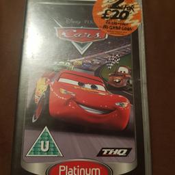PSP Game Cars
Works fine but disc case is slightly open as shown in picture 
Lots more games for sale and also selling two PSPs
Collection only from Huthwaite 
Sorry can't post