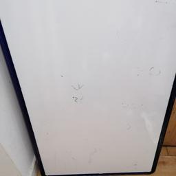 High grade whiteboard, portable, was used for tuition. High quality, not normal cardboard, sturdy. . It's portable & double sided. About 36inches by 24. £15 Collection from b8