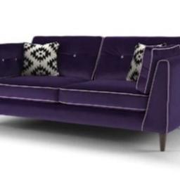 **!!**SAVE OVER £1000 ON NEW**!!**

**MATCHING LOVESEAT ALSO FOR SALE

**SOFOLOGY 'CRICKET' 3-SEAT SOFA
**STILL £1199.00 AT SOFOLOGY

**LUXURIOUS PURPLE VELVET WITH LILAC PIPING WHICH DEFINES THE SIMPLE LINES OF THIS SOFA
**[BLACK & WHITE CUSHIONS NOT INCLUDED]
**GORGEOUS SOFA IN EXCELLENT CONDITION
**GENUINE MASSIVE SAVING!!**
**COLLECTION ONLY**
**BRADFORD BD1 CITY CENTRE**