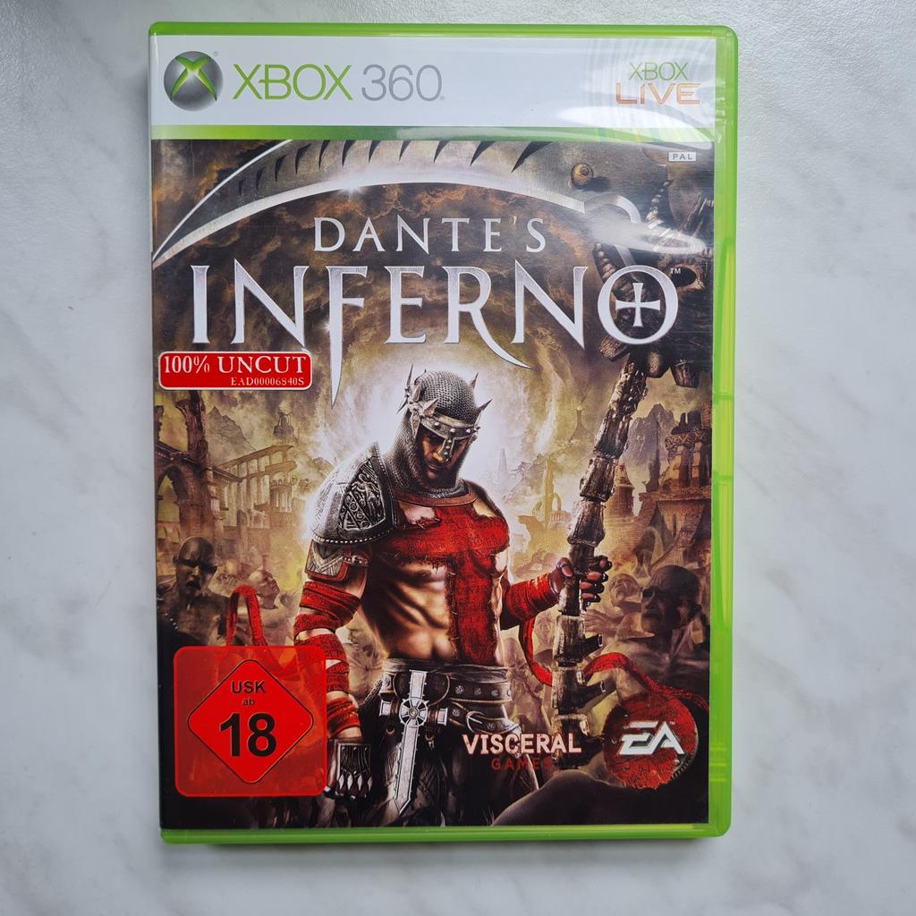 Du willst God of War für Xbox? Dann bist du mit diesem Hack'n Slay genau richtig! Ich verkaufe Dantes Inferno in gutem Zustand, da ich meine physische Spielesammlung verkleinern möchte.