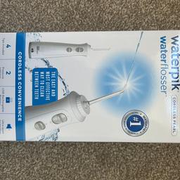 Brand new sealed box Waterpik Cordless Pearl Water Flosser. Amazing for oral hygiene. Selling for £60 on boots.