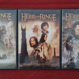 Ich verkaufe meine komplette Der Herr der Ringe Trilogie (Kinofassung), da ich meine DVD-Sammlung auflösen möchte.